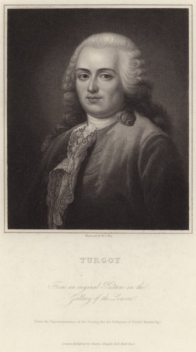 Portrett av Anne-Robert-Jacques Turgot av English School