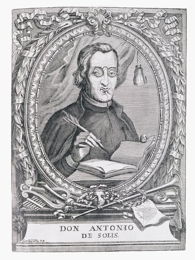 Portrett av Antonio de Solis y Rivadeneira (1610-86) fra 