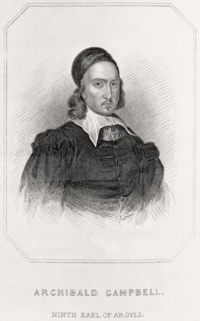 Portrett av Archibald Campbell, 9. jarl av Argyll, 1835 av English School