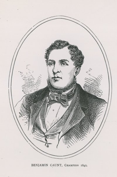 Portrett av Benjamin Caunt av English School