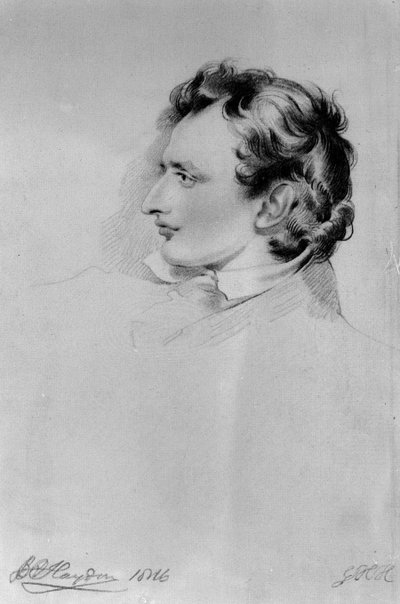 Portrett av Benjamin Robert Haydon av English School
