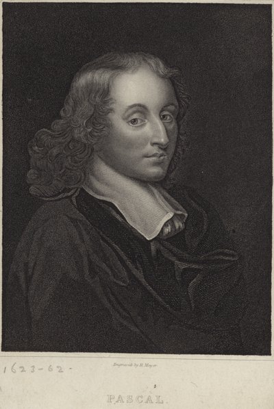 Portrett av Blaise Pascal av English School