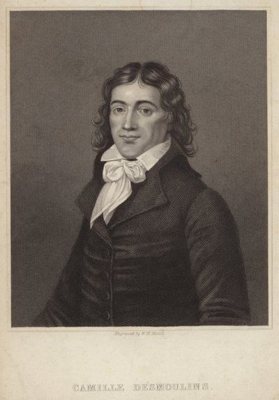 Portrett av Camille Desmoulins av English School
