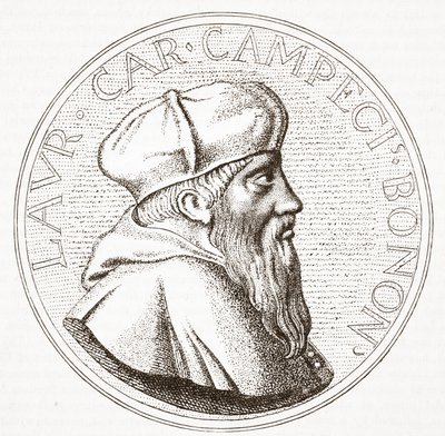 Portrett av kardinal Campeggio, illustrasjon fra The History of Protestantism av James Aitken Wylie (1808-1890), pub. 1878 av English School