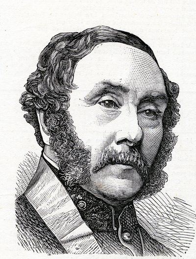 Portrett av Charles Sackville-West, 1873 av English School