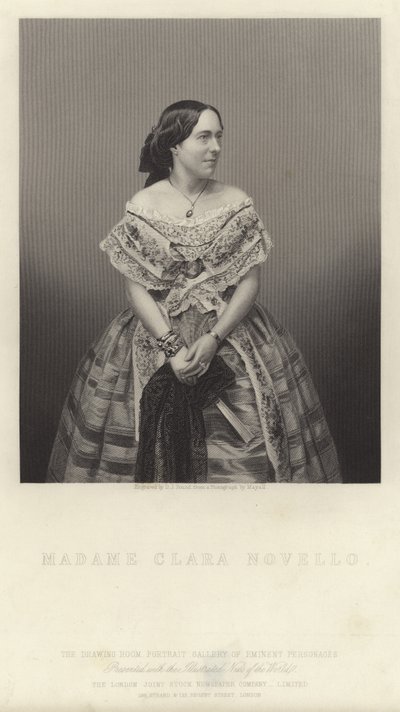 Portrett av Clara Novello av English School