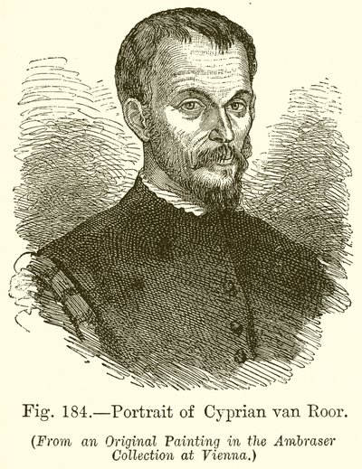 Portrett av Cyprian Van Roor av English School