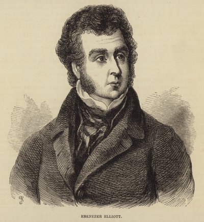 Portrett av Ebenezer Elliott av English School