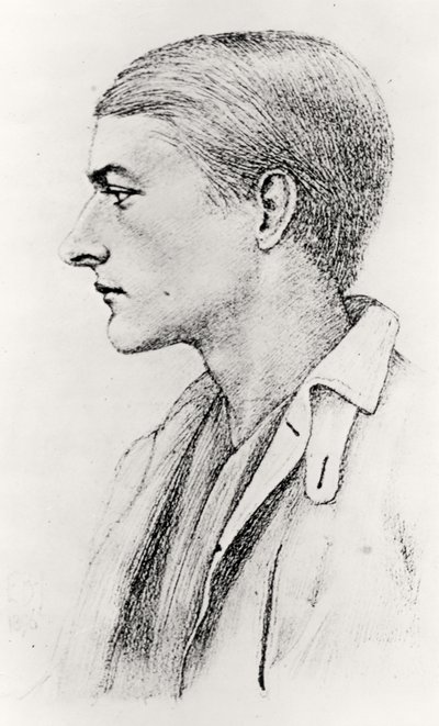 Portrett av Edward Fitzgerald av English School