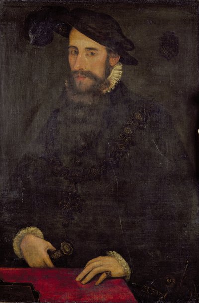 Portrett av Edward Seymour, hertugen av Somerset og Lord Protector (ca. 1500-52) av English School