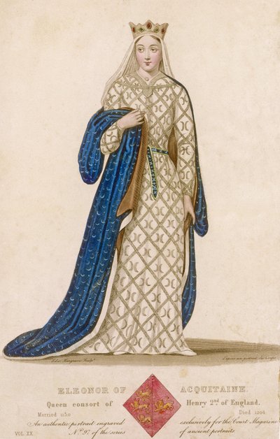 Portrett av Eleanor av Aquitaine av English School