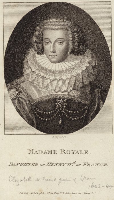 Portrett av Elisabeth av Frankrike av English School