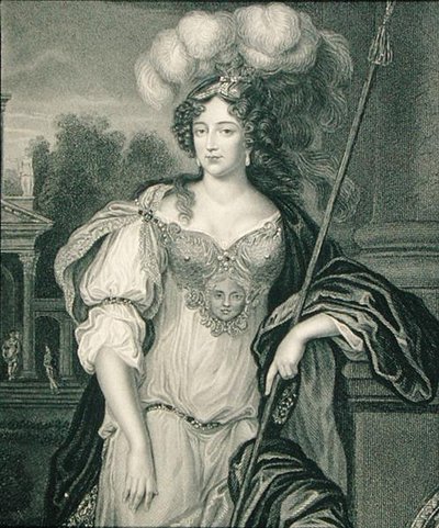 Portrett av Frances Teresa Stuart (1647-1702) hertuginne av Richmond og Lennox, fra "Lodge