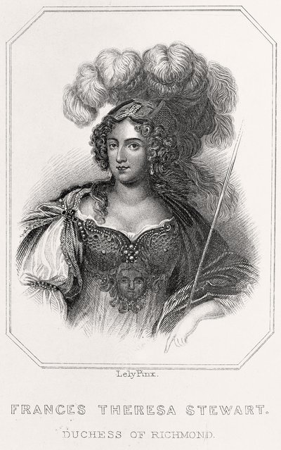 Portrett av Frances Theresa Stewart av English School