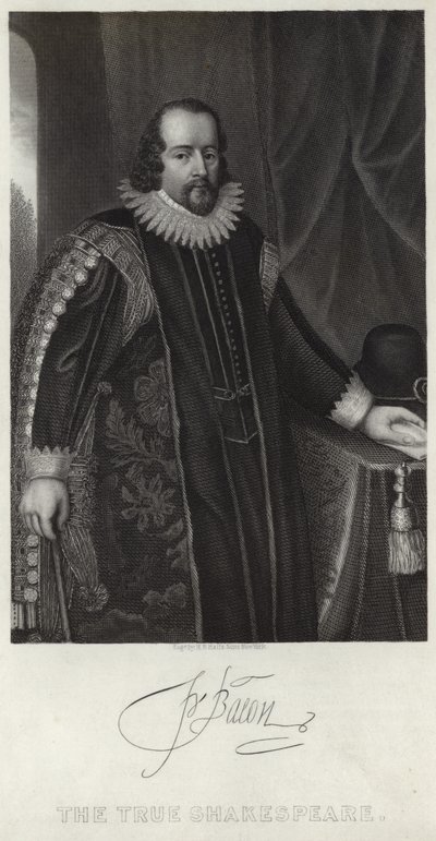 Portrett av Francis Bacon av English School