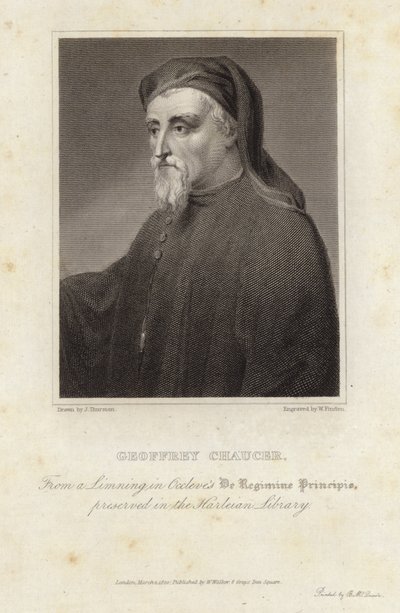 Portrett av Geoffrey Chaucer av English School