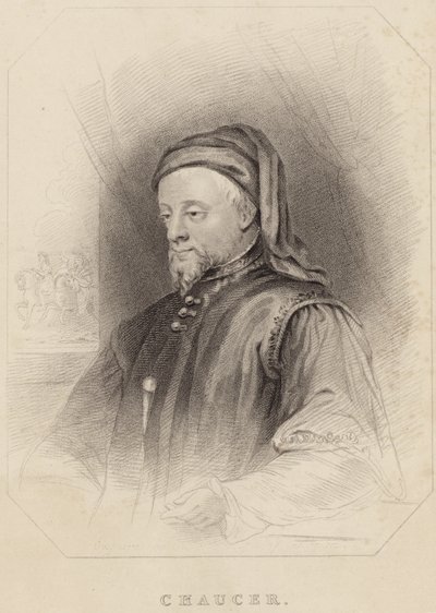Portrett av Geoffrey Chaucer av English School