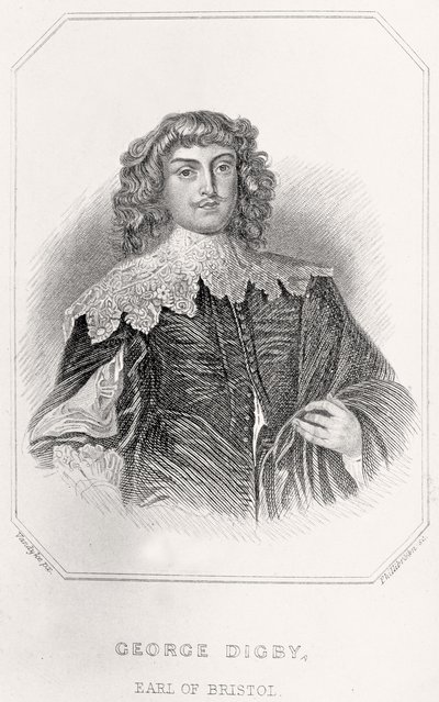 Portrett av George Digby, jarl av Bristol, 1835 av English School