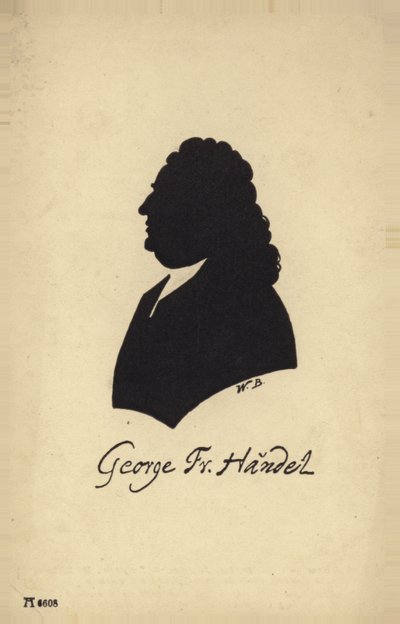 Portrett av George Friedrich Handel av English School