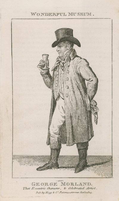 Portrett av George Morland av English School