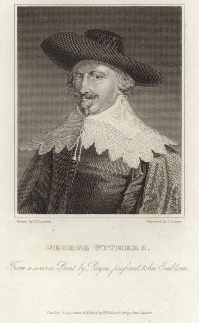 Portrett av George Wither av English School