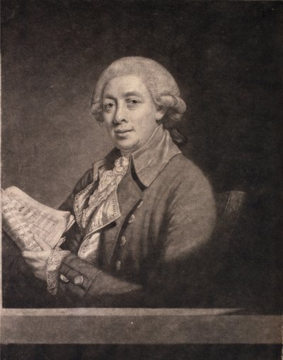 Portrett av Giusto Ferdinando Tenducci (1736-1800) 1782 av English School