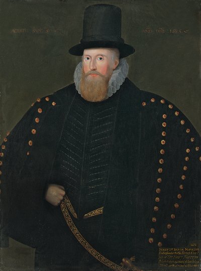 Portrett av Henry, 1. baron Norris, av Rycote, 1585 av English School
