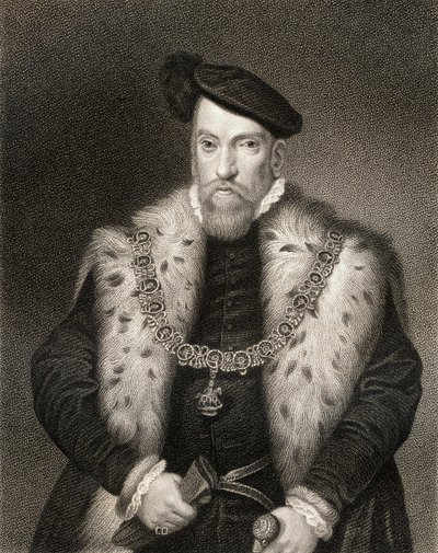 Portrett av Henry Fitzalan, 12. jarl av Arundel, fra Lodges British Portraits, 1823 av English School