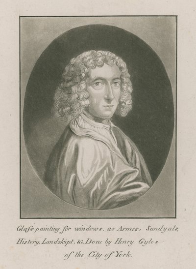 Portrett av Henry Gyles, glassmaler av English School