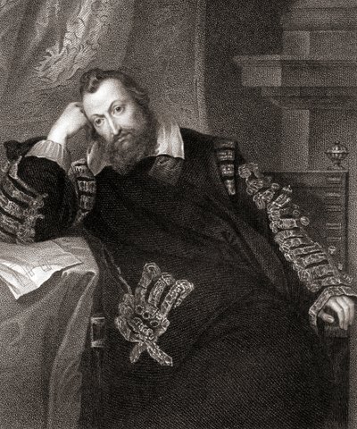 Portrett av Henry Percy, fra Lodges British Portraits, 1823 av English School