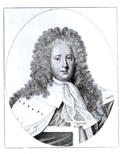Portrett av Henry St. John (1678-1751) 1. Viscount Bolingbroke av English School