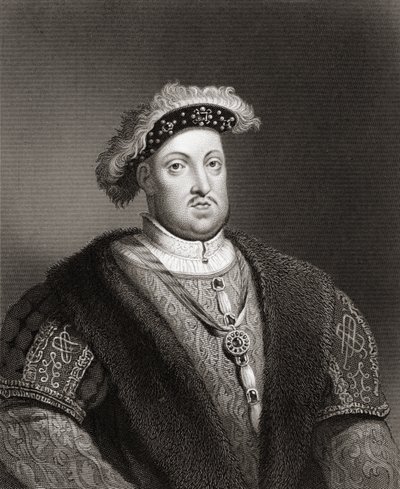 Portrett av Henry VIII av English School