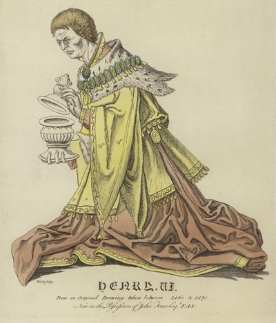 Portrait of Henry VI of England av English School