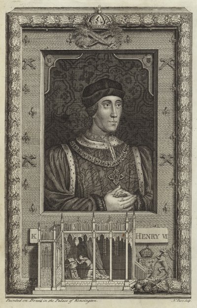 Portrait of Henry VI of England av English School