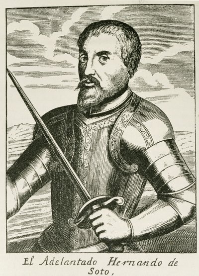 Portrett av Hernando de Soto (ca. 1496-1542) fra 
