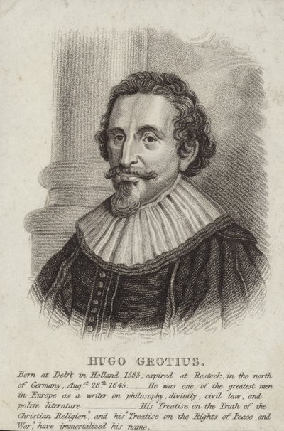 Portrett av Hugo Grotius av English School