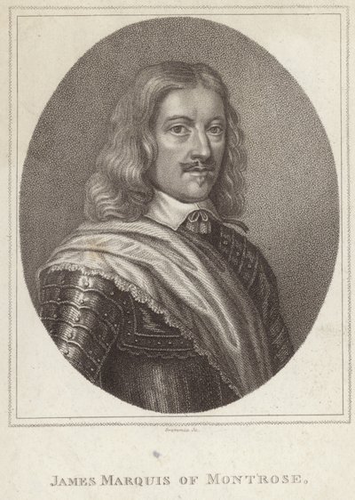 Portrett av James Graham, Marquess of Montrose av English School