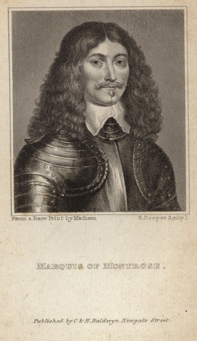 Portrett av James Graham, Marquess of Montrose av English School
