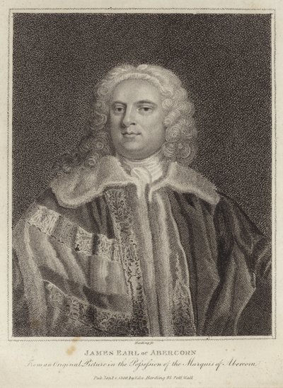 Portrett av James Hamilton, jarl av Abercorn av English School