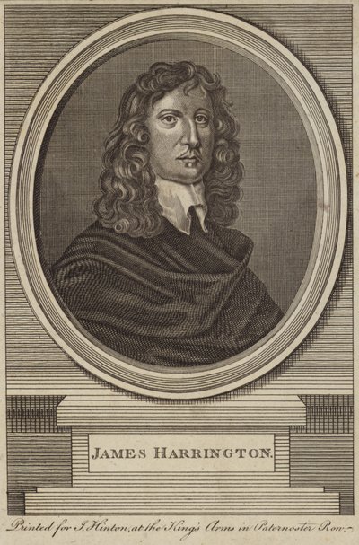 Portrett av James Harrington av English School