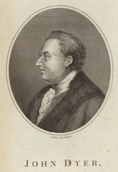 Portrett av John Dyer av English School
