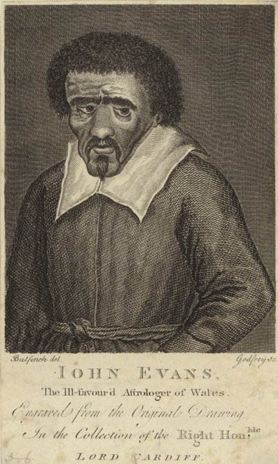 Portrett av John Evans av English School