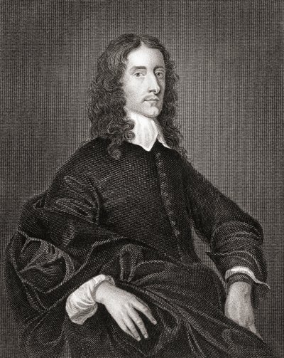 Portrett av John Selden (1584-1654) fra Lodges British Portraits, 1823 av English School
