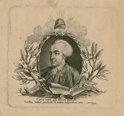 Portrett av John Wilkes av English School
