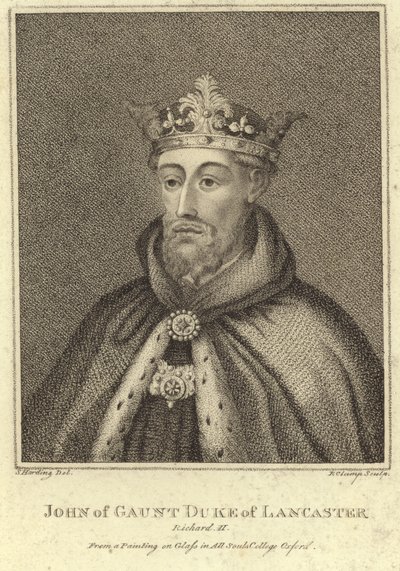 Portrett av John of Gaunt, hertugen av Lancaster av English School