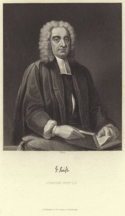 Portrett av Jonathan Swift av English School