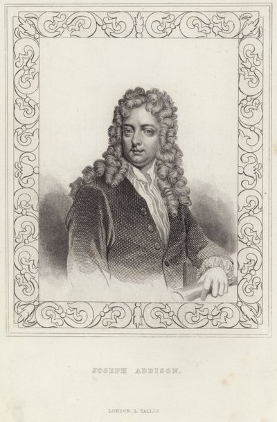 Portrett av Joseph Addison av English School