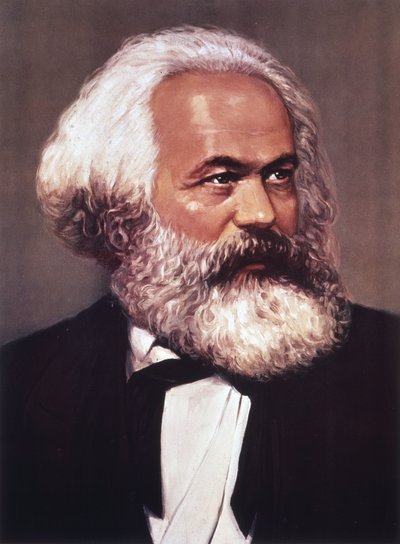 Portrett av Karl Marx av English School