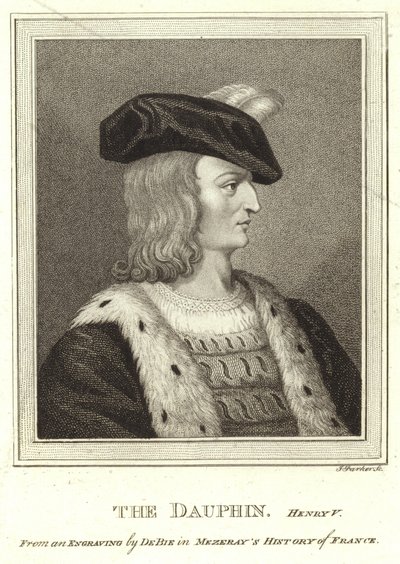 Portrett av kong Henry V av Frankrike av English School