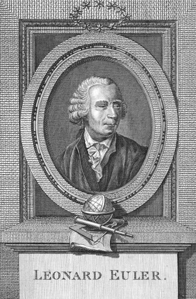 Portrett av Leonard Euler (1707-83) av English School